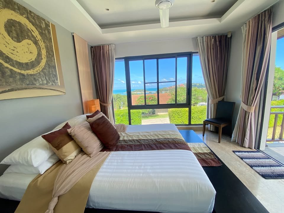 3 Bedroom, 3 Bathroom Sea View Pool Villa, Plai Laem (Choeng Mon)