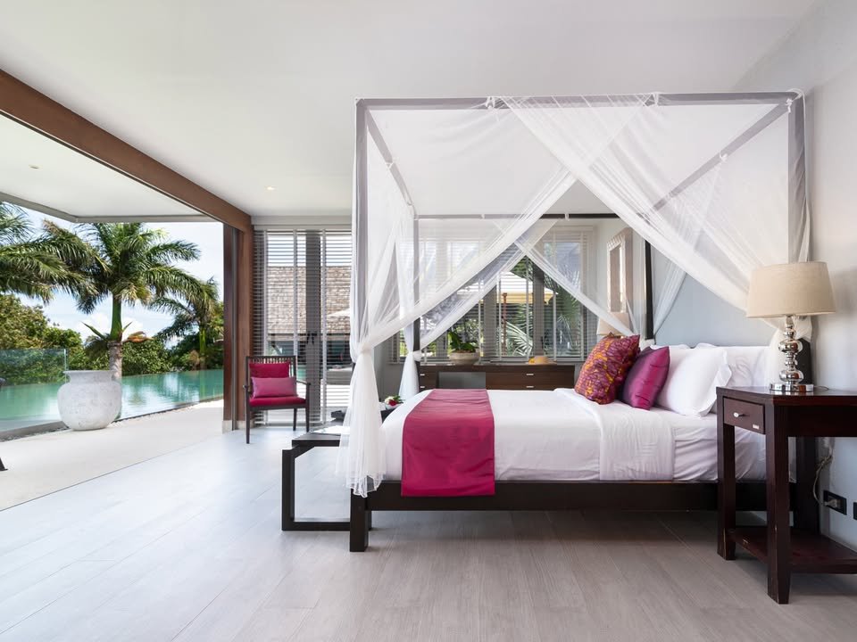 6 Bedroom, 7 Bathroom Modern Luxury Sea View Villa, Bophut