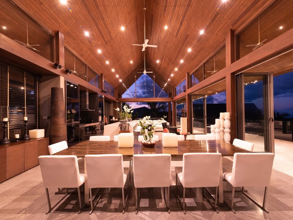 6 Bedroom, 7 Bathroom Modern Luxury Sea View Villa, Bophut
