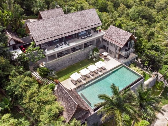 6 Bedroom, 7 Bathroom Modern Luxury Sea View Villa, Bophut