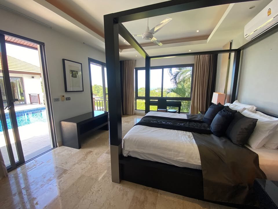 3 Bedroom, 3 Bathroom Sea View Pool Villa, Plai Laem (Choeng Mon)