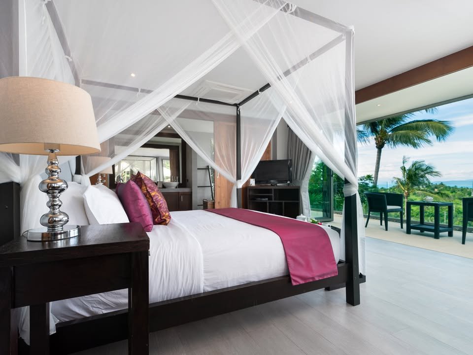 6 Bedroom, 7 Bathroom Modern Luxury Sea View Villa, Bophut