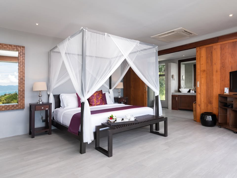 6 Bedroom, 7 Bathroom Modern Luxury Sea View Villa, Bophut