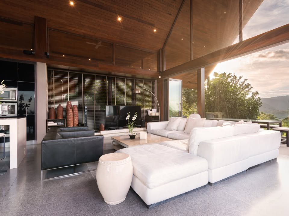 6 Bedroom, 7 Bathroom Modern Luxury Sea View Villa, Bophut