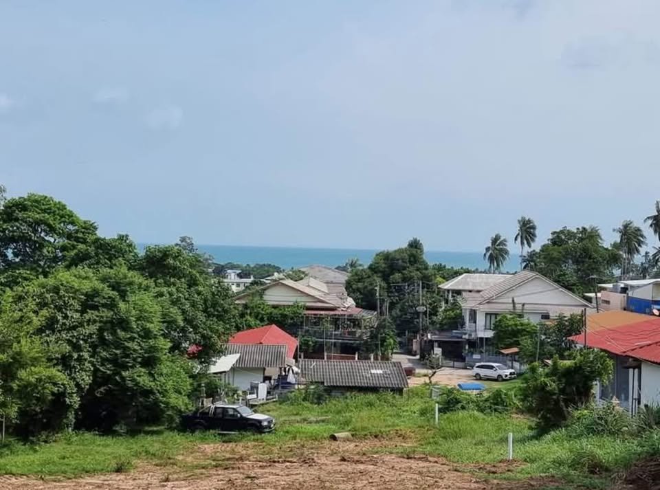 Chaweng Sea View Flat Land, Ready for Construction