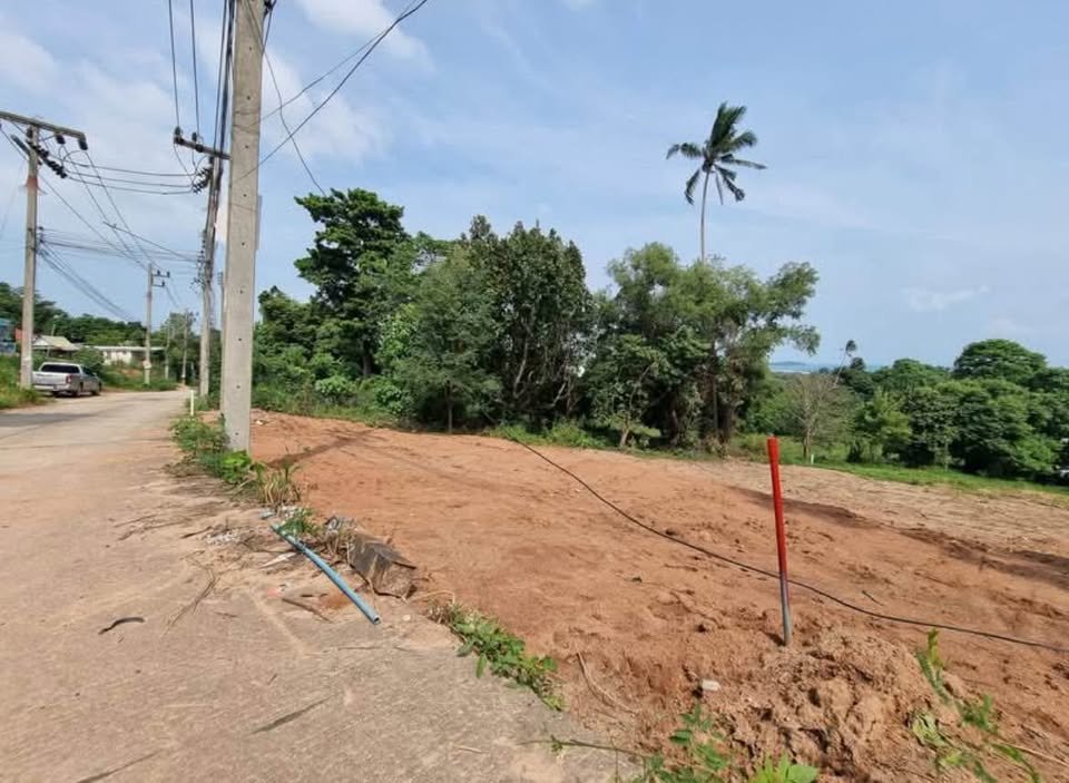 Chaweng Sea View Flat Land, Ready for Construction