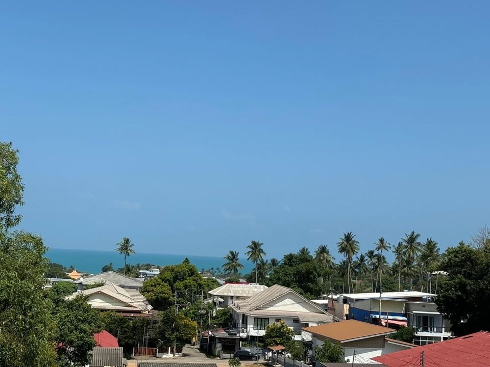 Chaweng Sea View Flat Land, Ready for Construction
