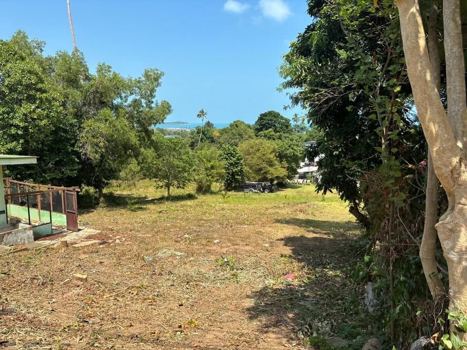 Chaweng Sea View Flat Land, Ready for Construction