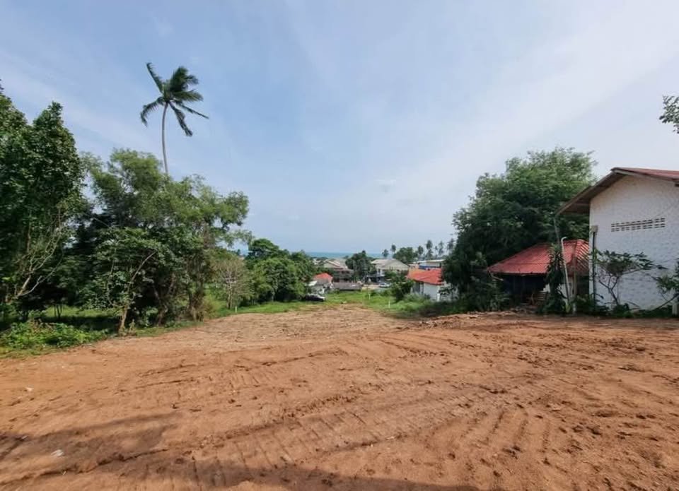 Chaweng Sea View Flat Land, Ready for Construction