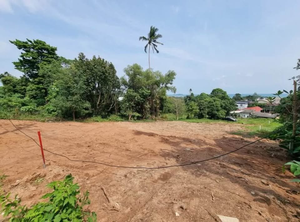 Chaweng Sea View Flat Land, Ready for Construction
