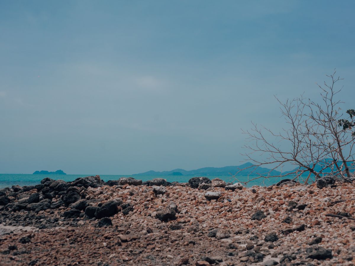 Rocky beach with island views, Lamai, Koh Samui