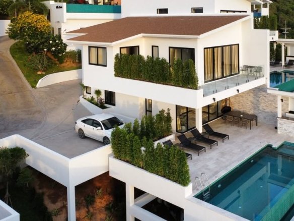 3 Bedroom Sea View Villa near Fisherman’s Village, Bophut